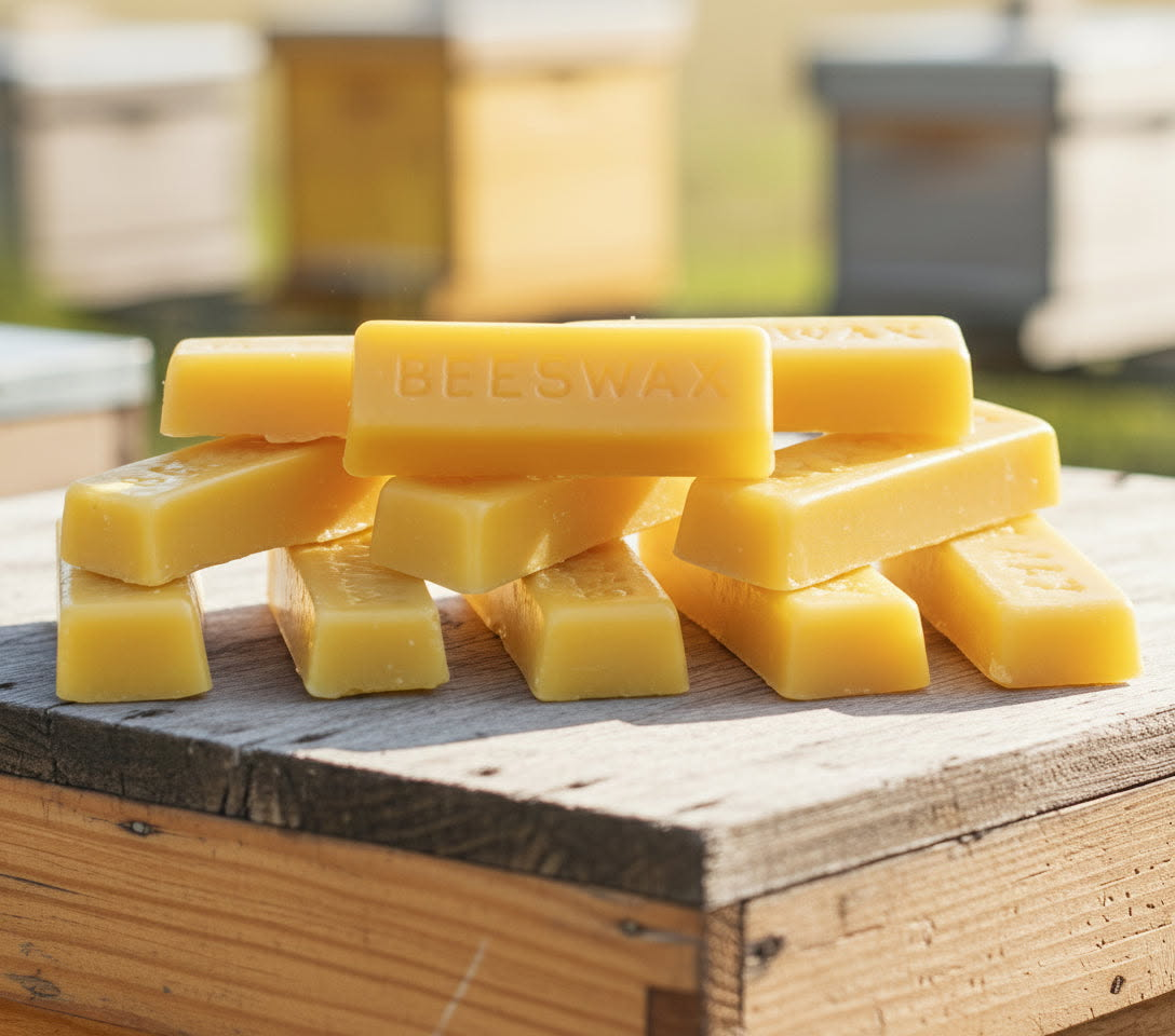 1 lb block of pure beeswax