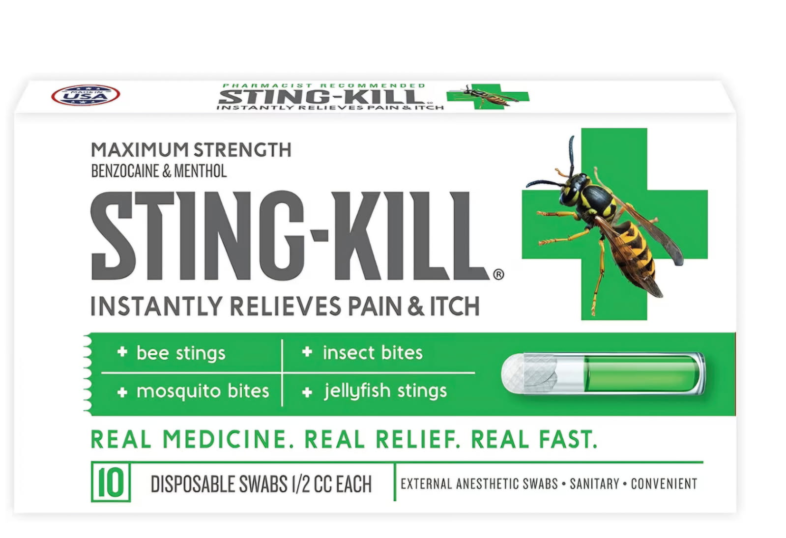 Sting-Kill Swabs